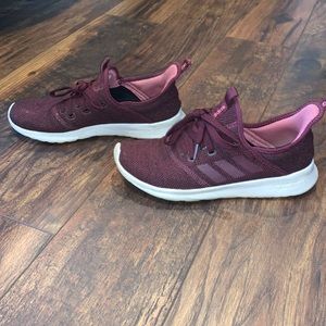 Women’s adidas maroon sneakers